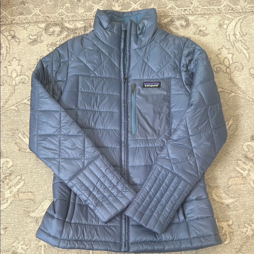 Patagonia Blue Quilted Jacket